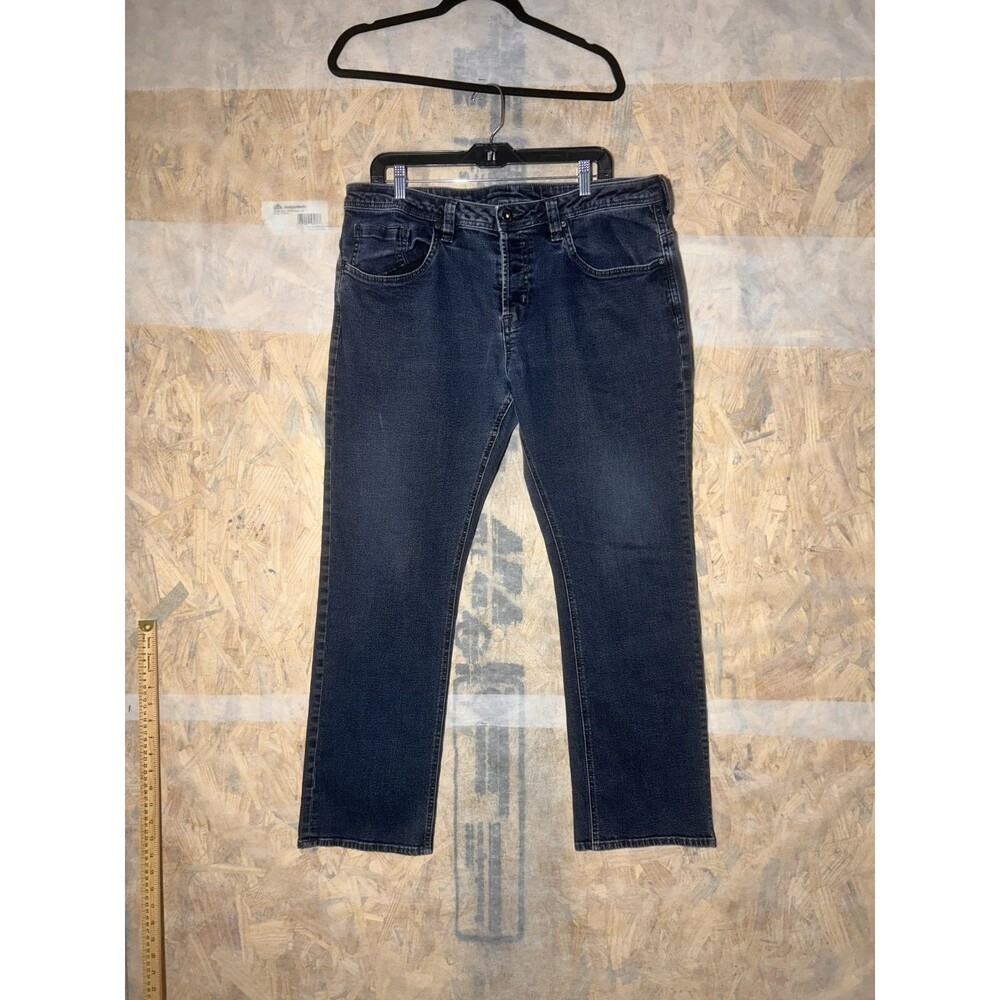 Buffalo David Bitton Jeans Size 38x32 Slim Straight Stretch Evan-X Mens Pants